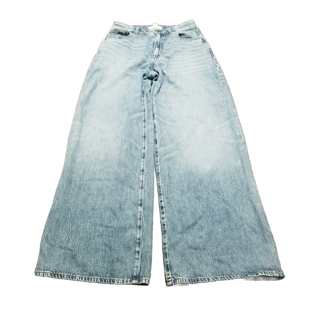 Madewell Curvy Superwide Leg Jeans Women's Size 27 Lightweight Denim (27x30)